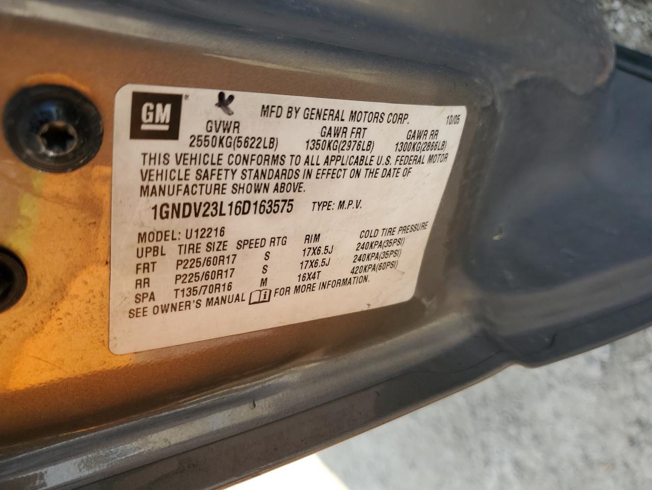 2006 Chevrolet Uplander - Image 13