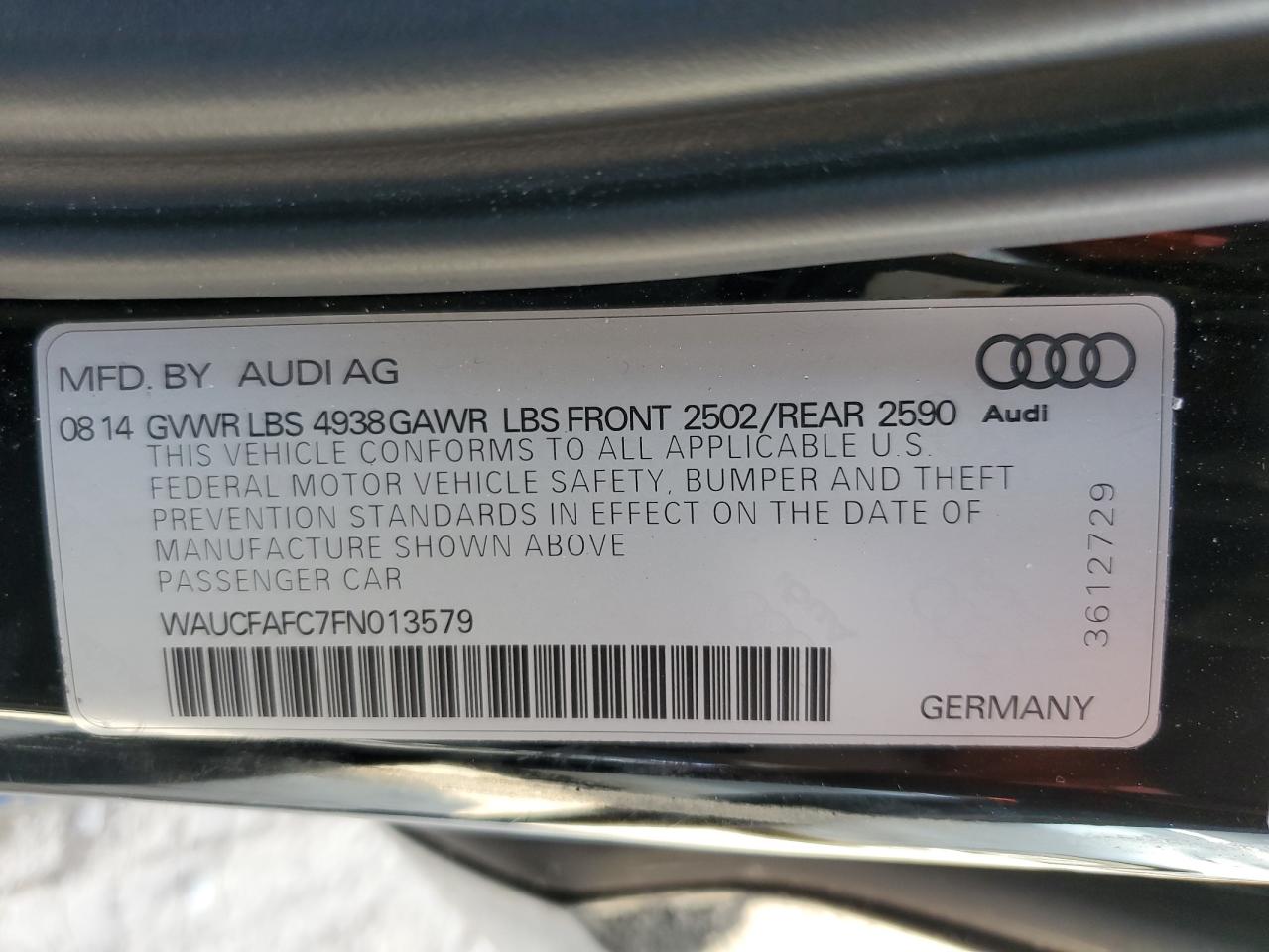 2015 Audi A6 - Image 13