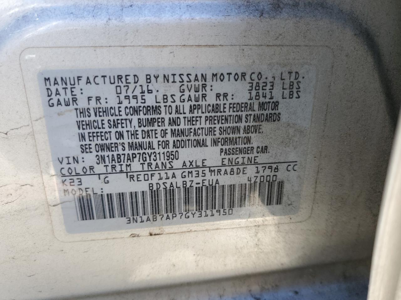 2016 Nissan Sentra - Image 13