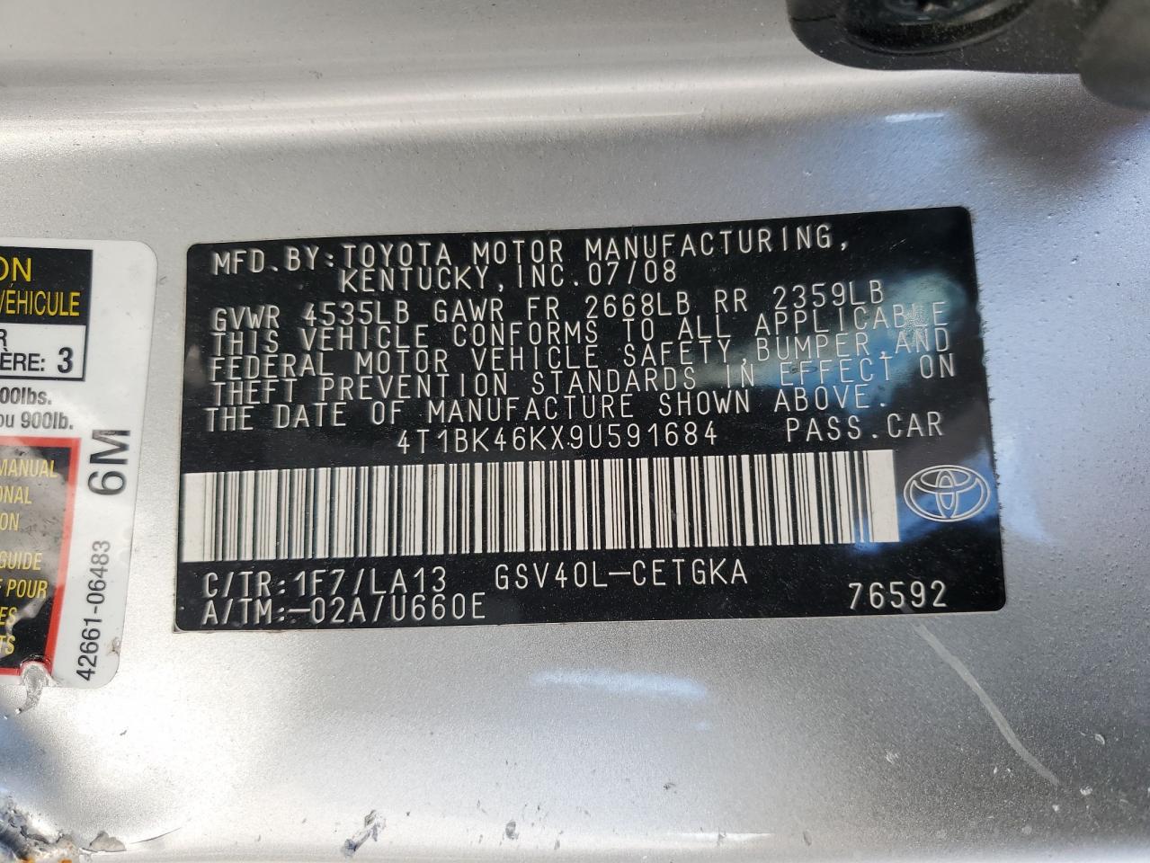 2009 Toyota Camry - Image 13