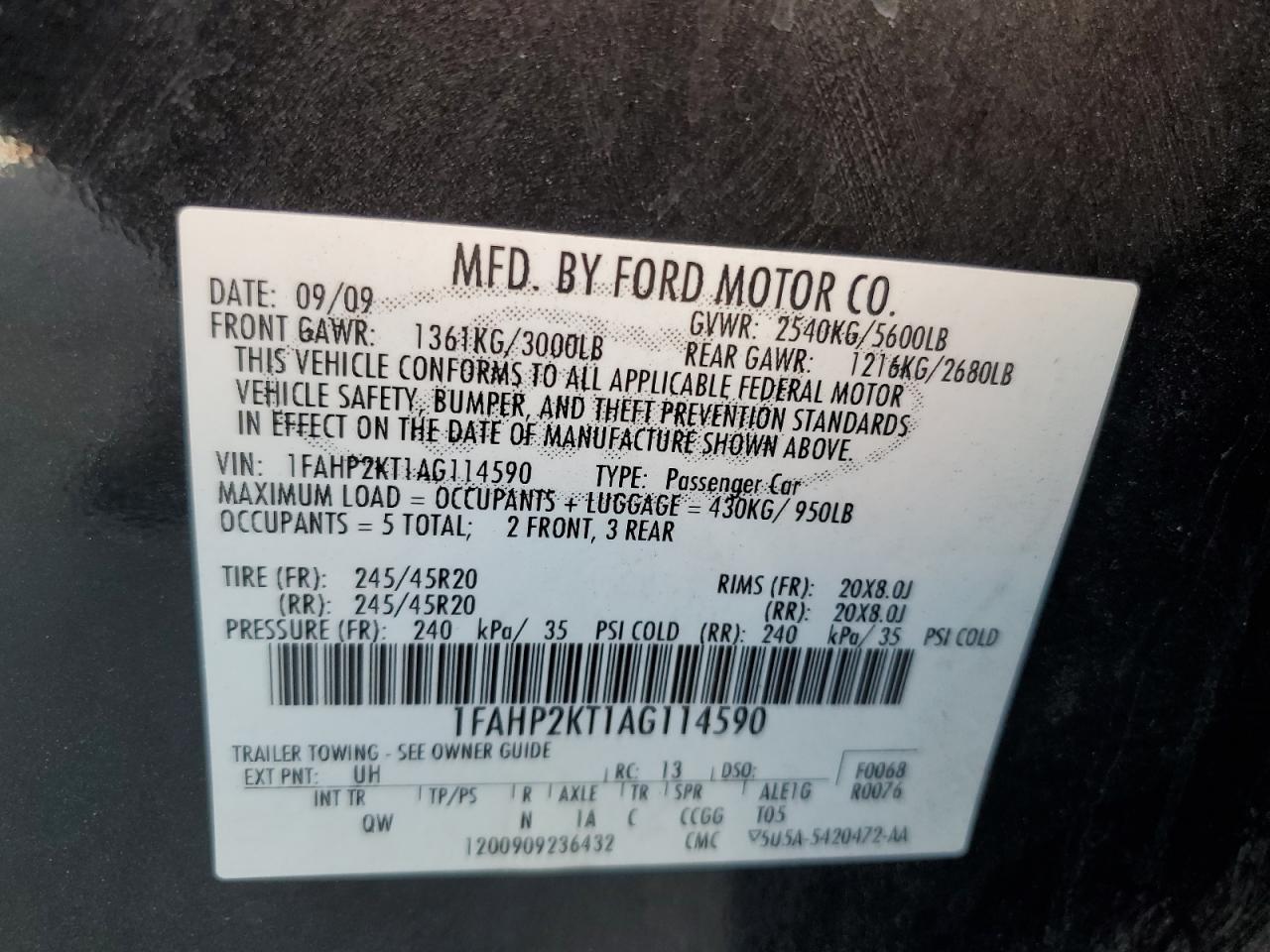 2010 Ford Taurus - Image 12