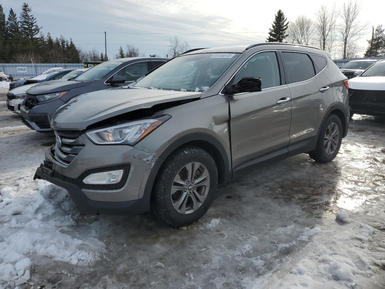 2015 Hyundai Santa Fe Sport brown suv gas 5XYZT3LB9FG240406 photo #1