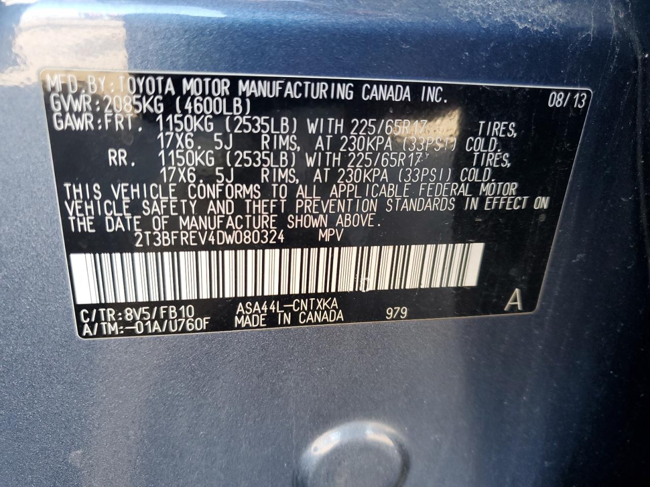 2013 Toyota RAV 4 - Image 15