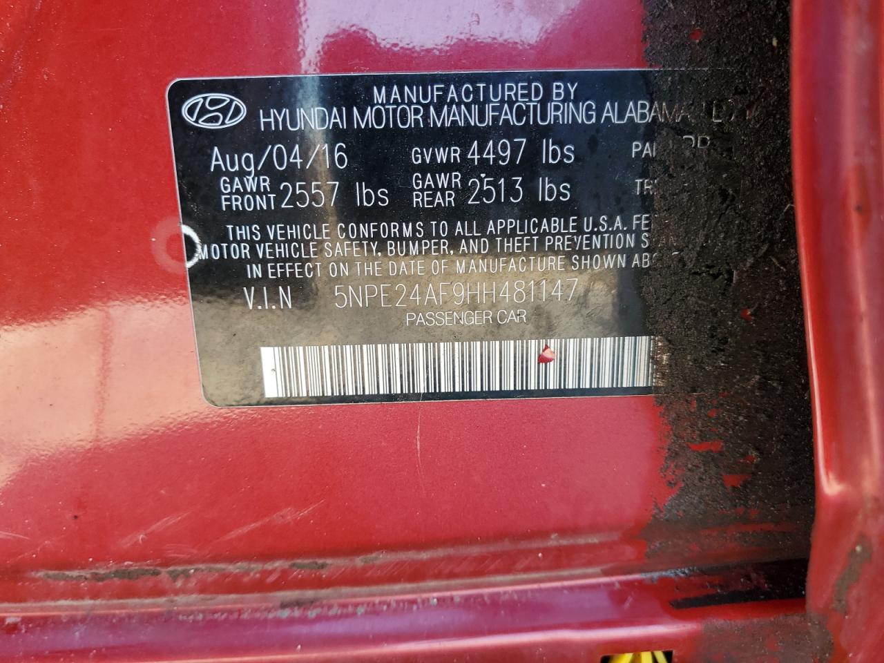 2017 Hyundai Sonata - Image 12