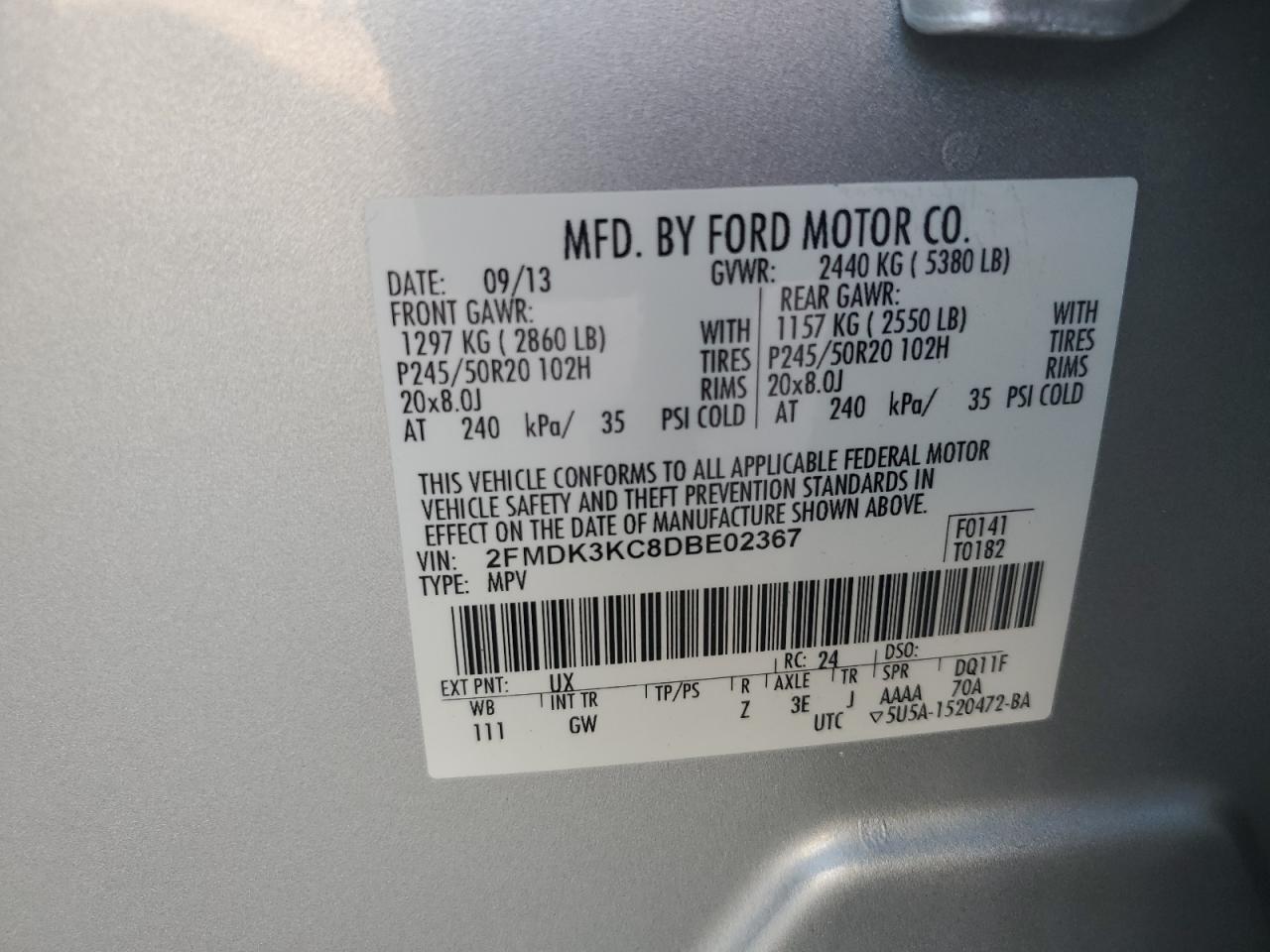 2013 Ford Edge - Image 14