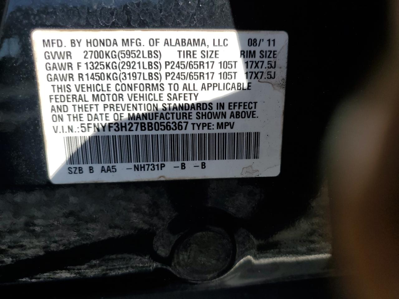 2011 Honda Pilot - Image 13