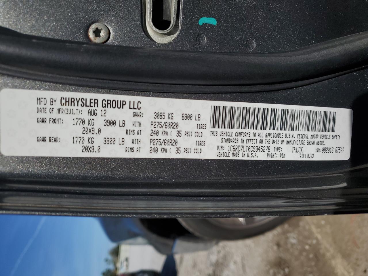 2012 Dodge RAM - Image 13