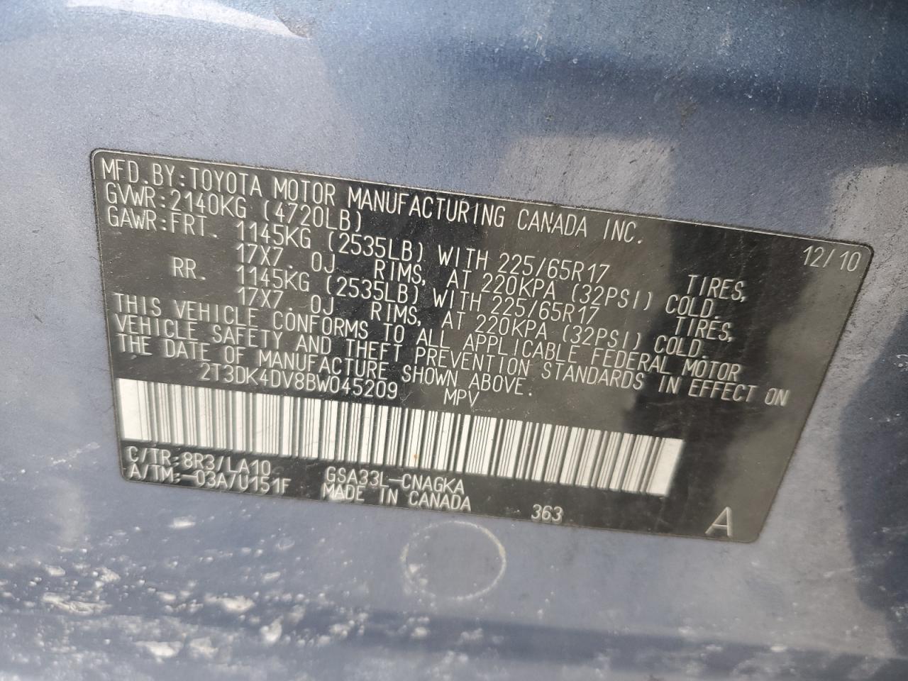 2011 Toyota RAV 4 - Image 13