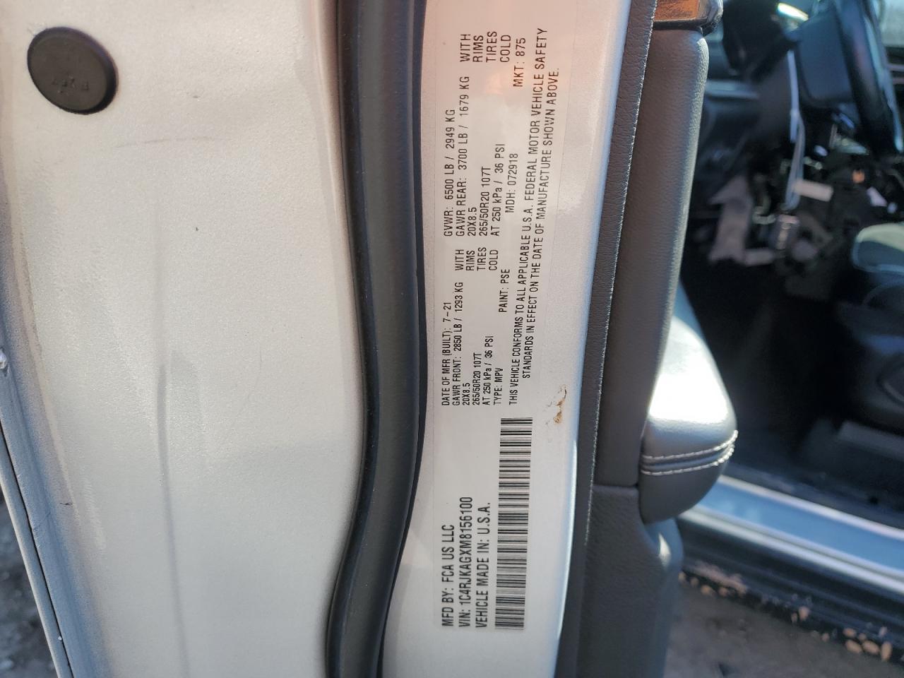 2021 Jeep Grand Cherokee - Image 13