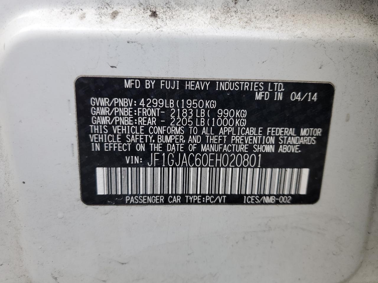 2014 Subaru Impreza - Image 12