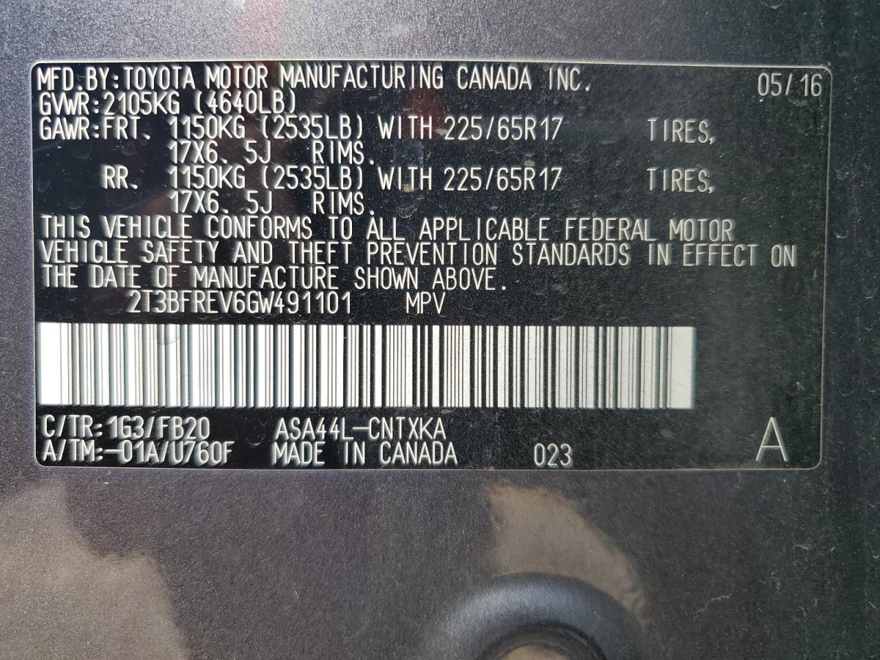 2016 Toyota RAV 4 - Image 13