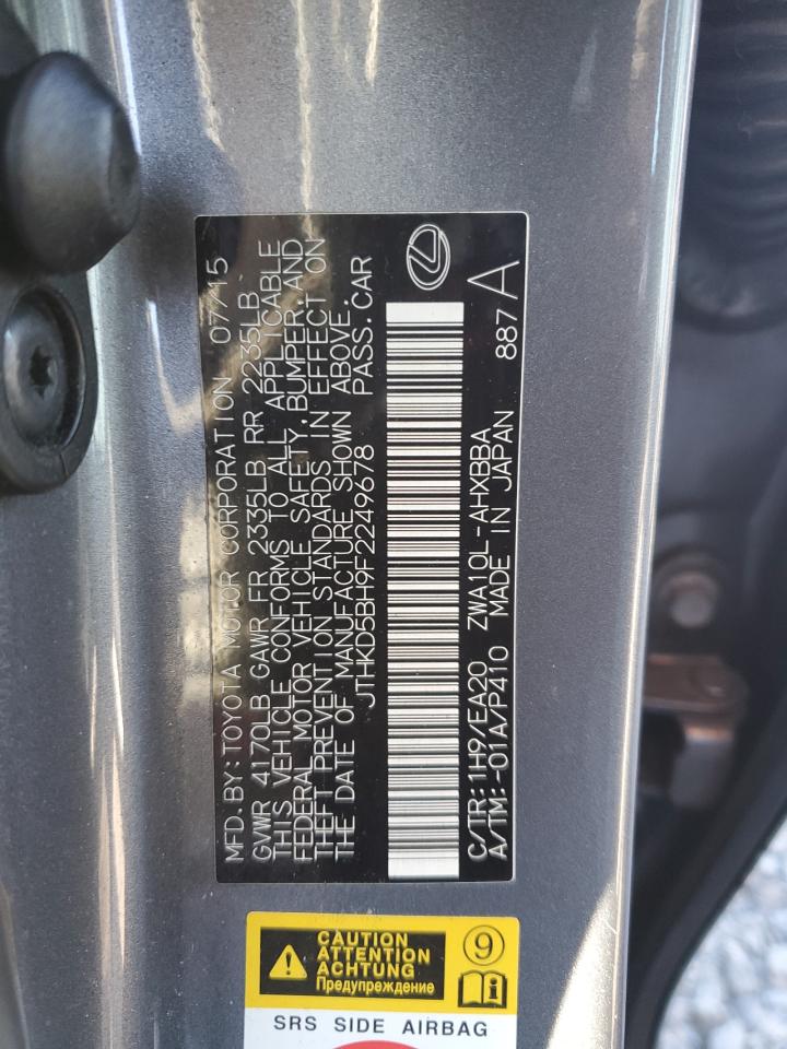 2015 Lexus CT - Image 13