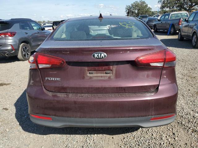  KIA FORTE 2017 Burgundy