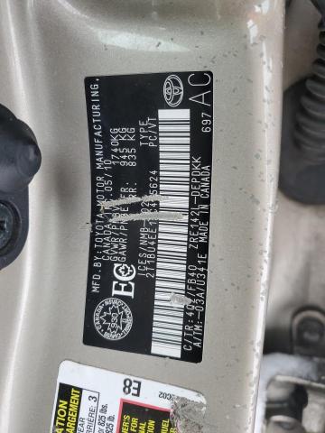 2010 TOYOTA COROLLA BASE