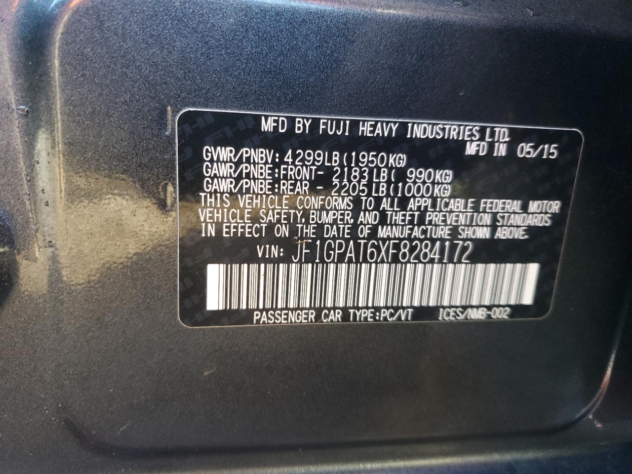 2015 Subaru Impreza - Image 13