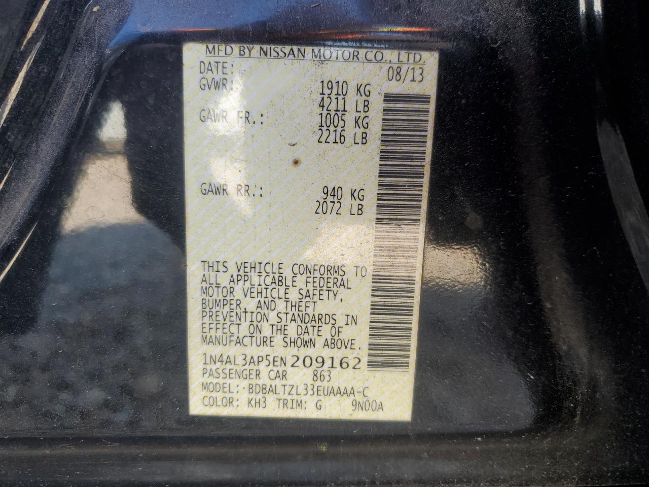 2014 Nissan Altima - Image 12