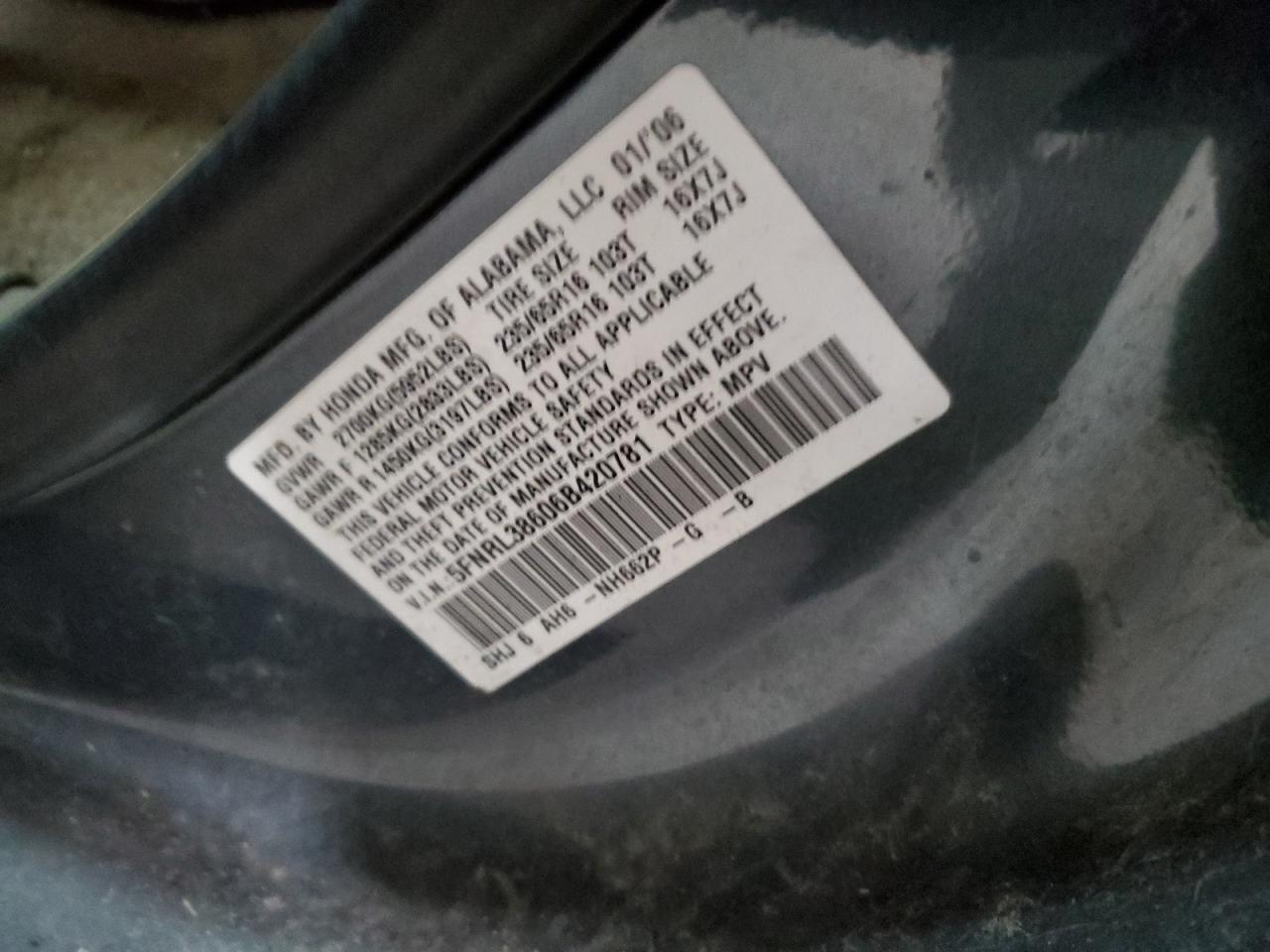 2006 Honda Odyssey - Image 13