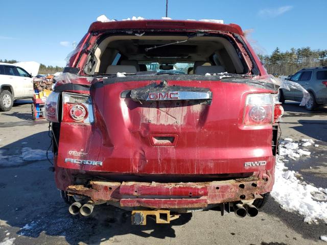  GMC ACADIA 2012 Червоний