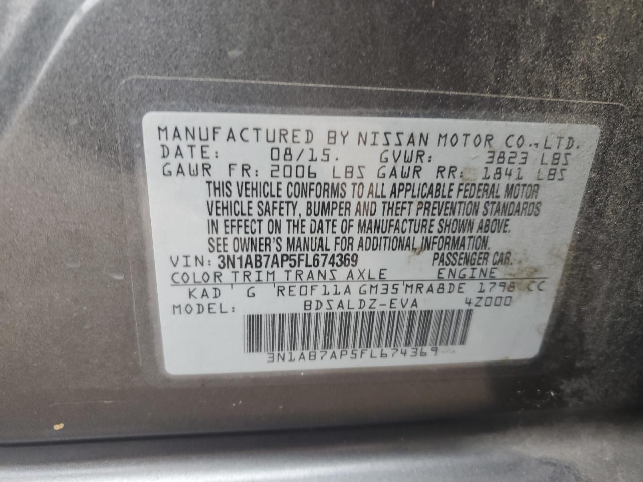 2015 Nissan Sentra - Image 12