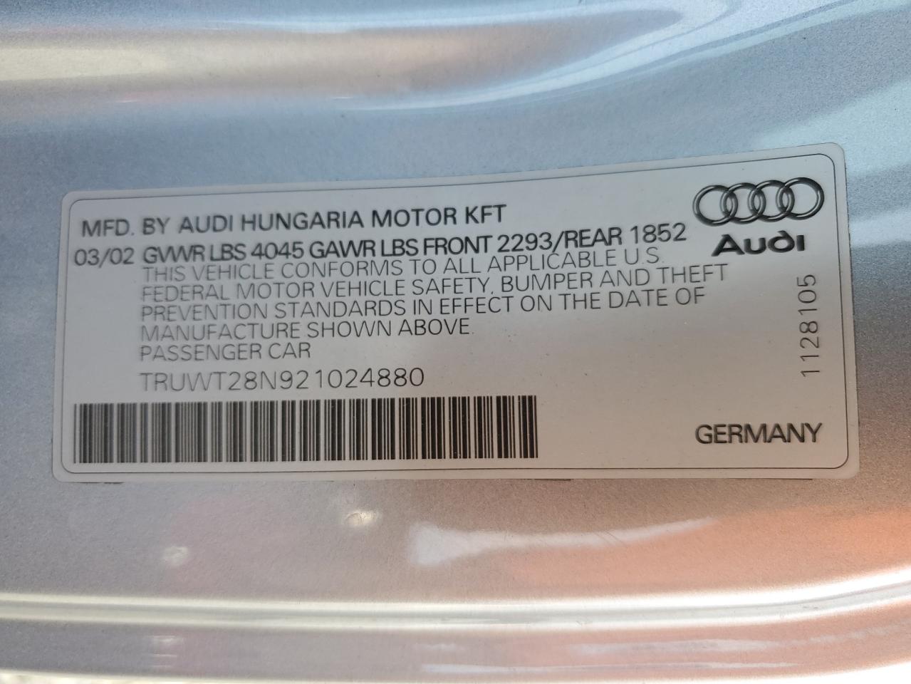 2002 Audi TT - Image 14