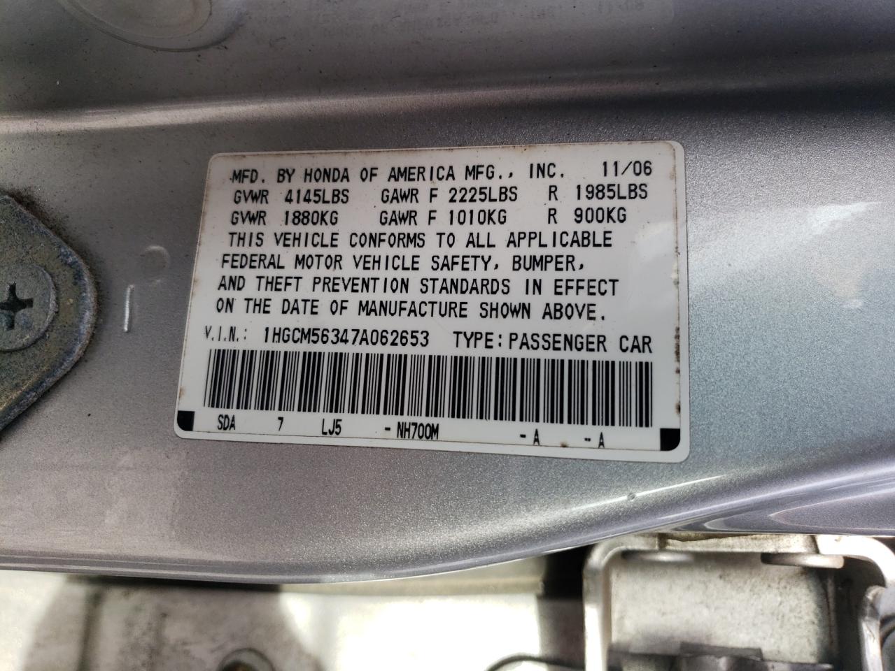 2007 Honda Accord - Image 13