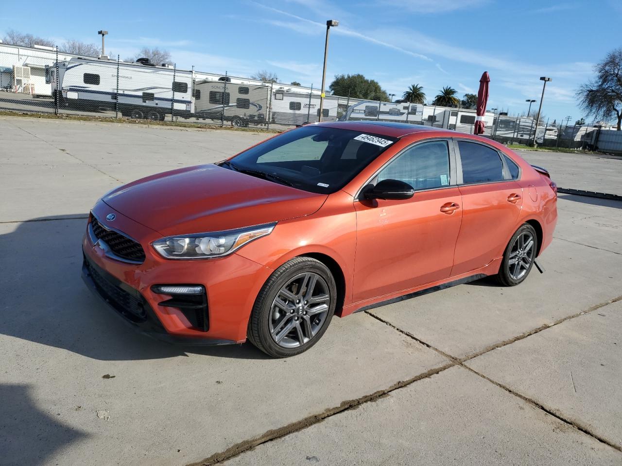2021 Kia Forte Gt Line en Venta en Sacramento, CA - Rear End