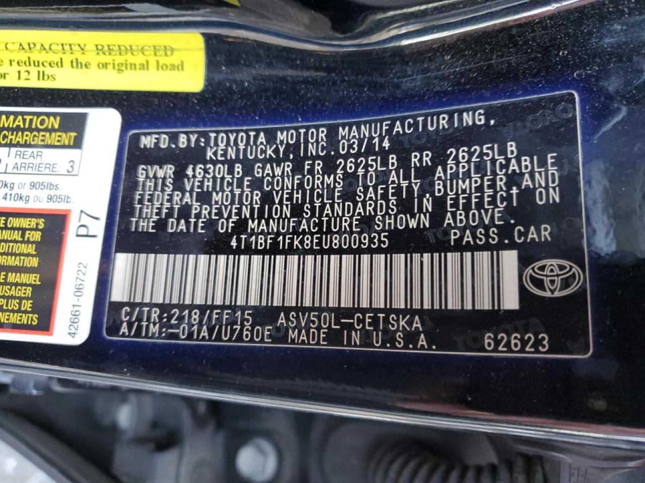 2014 Toyota Camry - Image 14