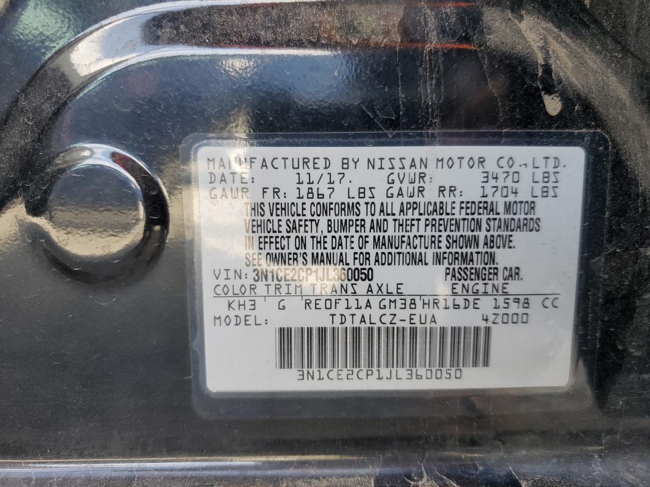 2018 Nissan Versa - Image 12