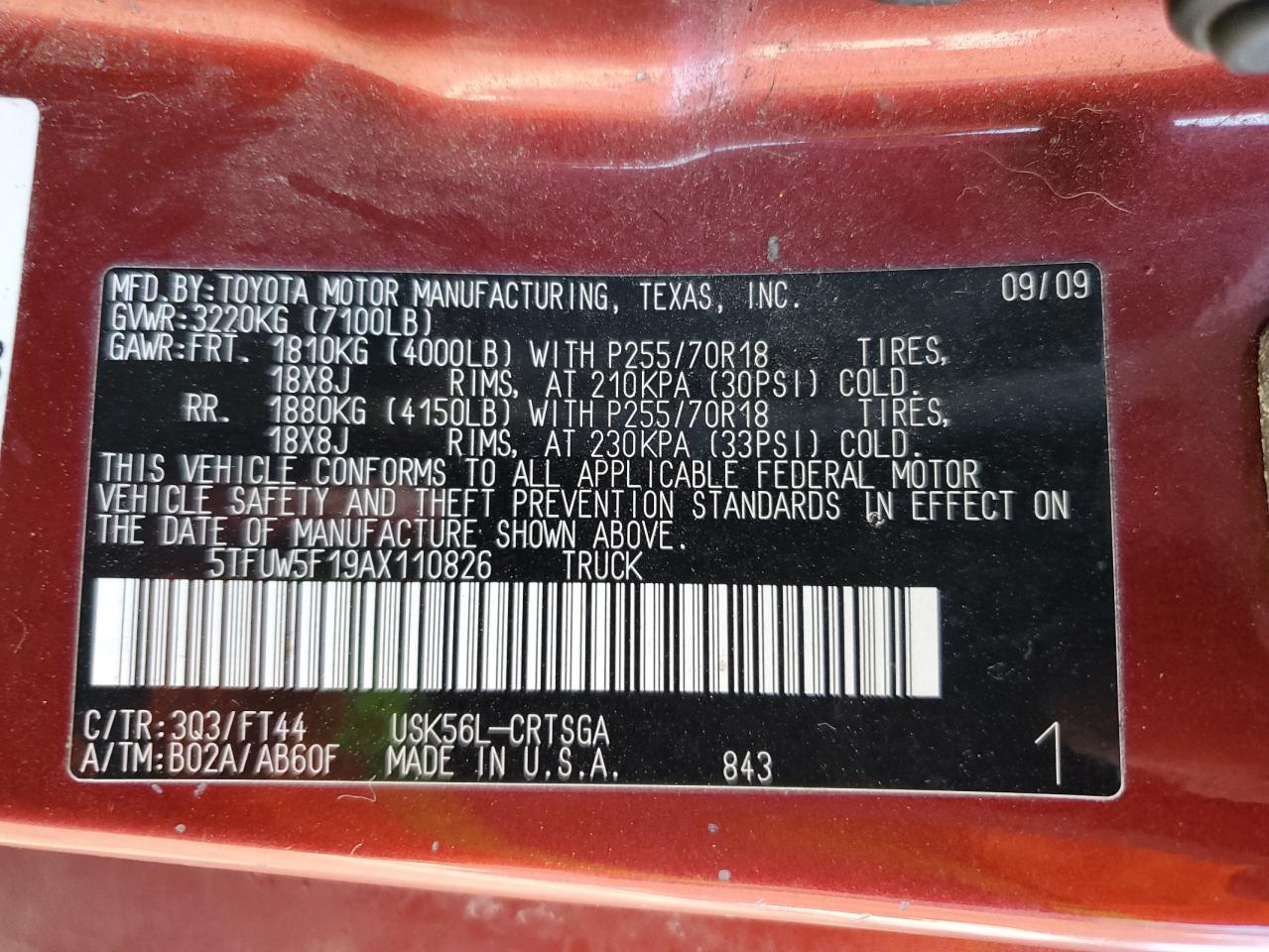 2010 Toyota Tundra - Image 12