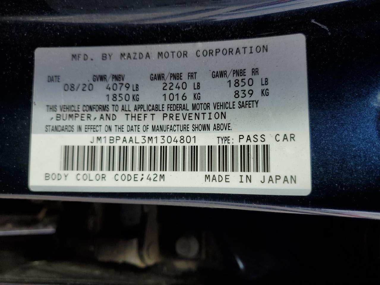 2021 Mazda 3 - Image 12
