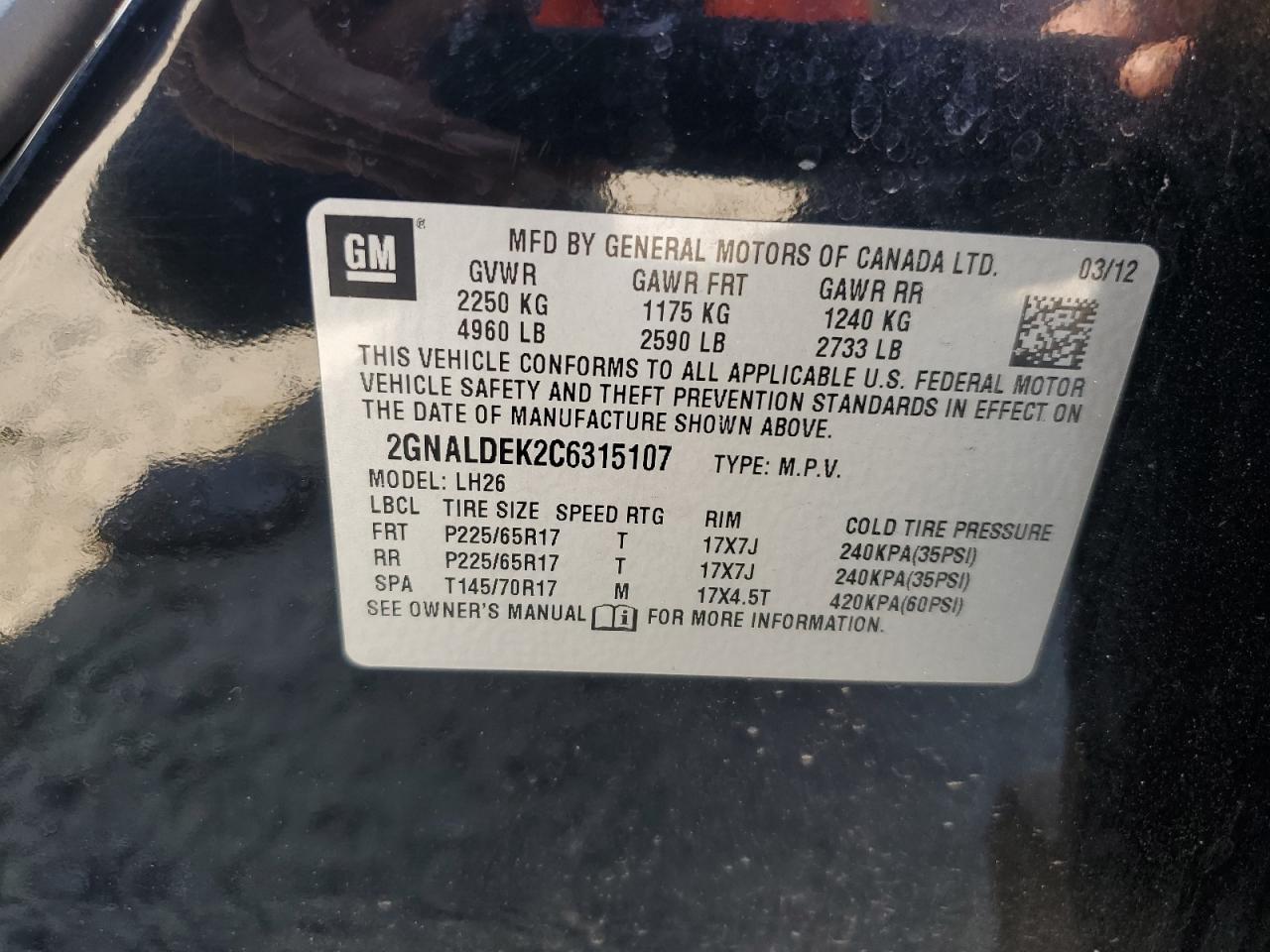 2012 Chevrolet Equinox - Image 14