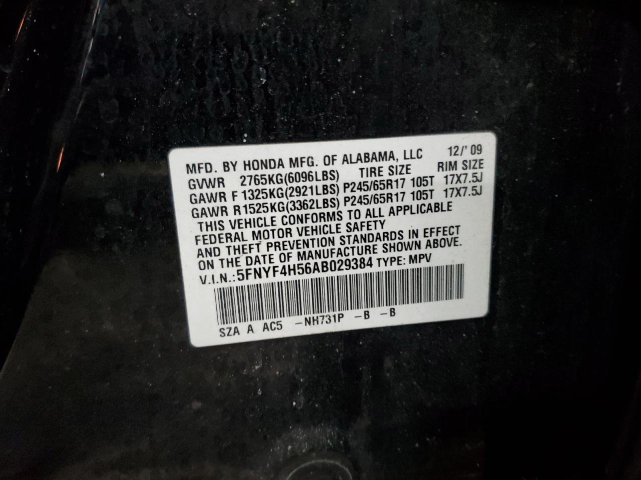 2010 Honda Pilot - Image 13