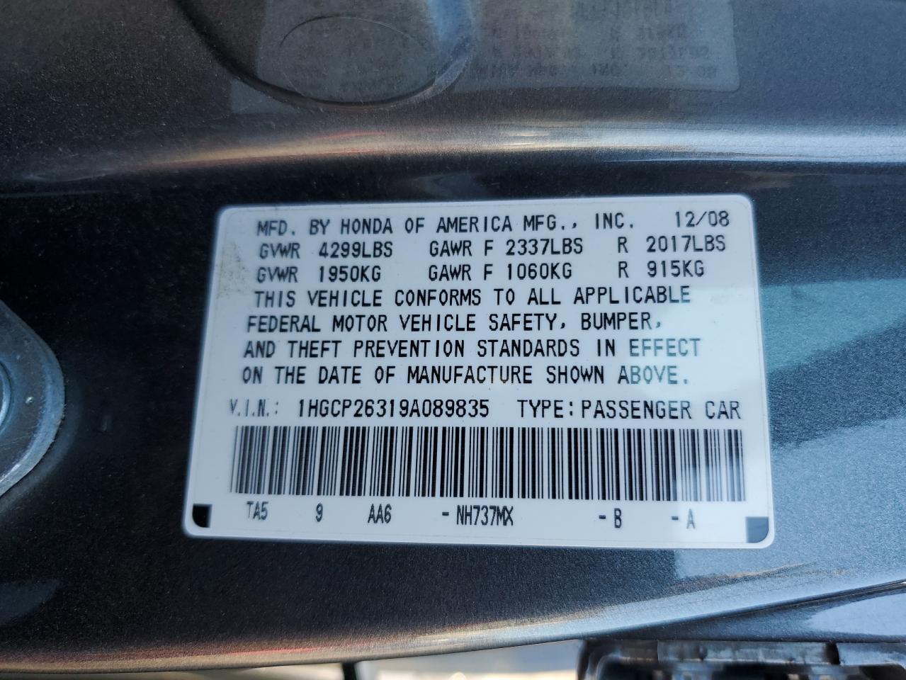 2009 Honda Accord - Image 12