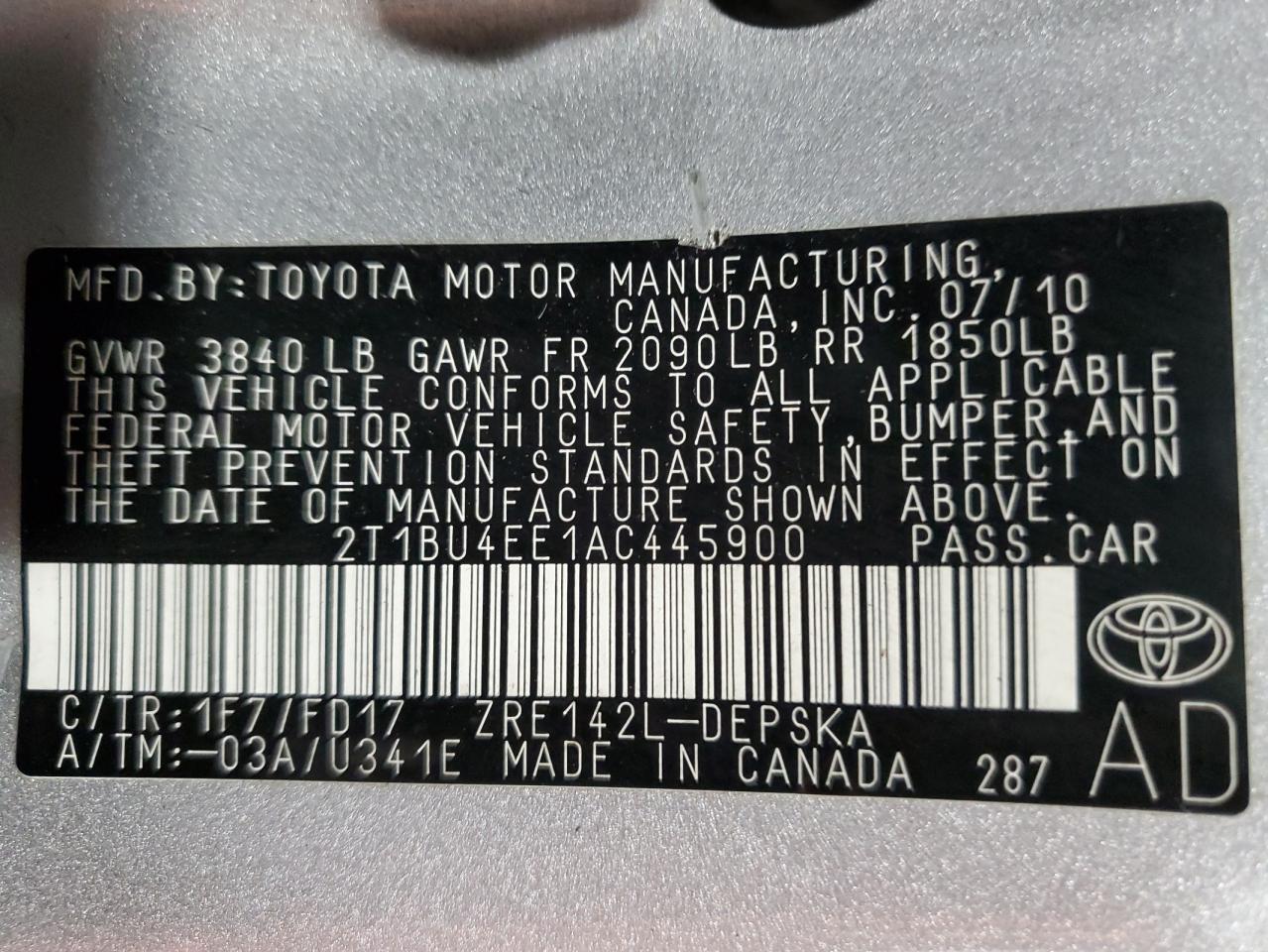 2010 Toyota Corolla - Image 14