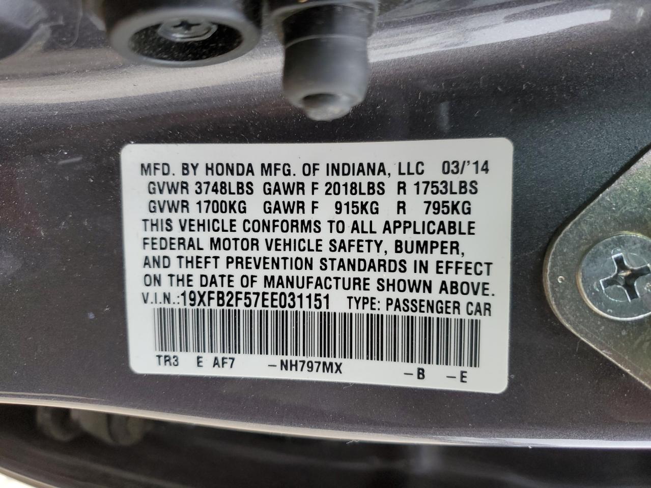 2014 Honda Civic - Image 14