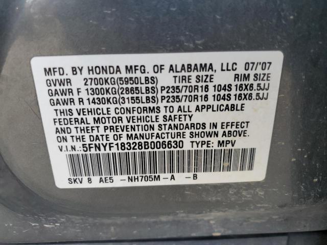 2008 HONDA PILOT SE