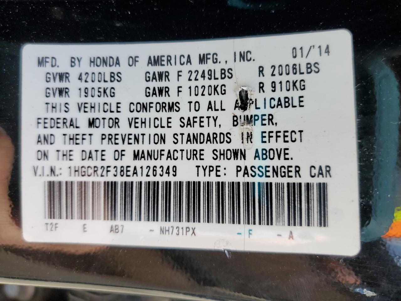 2014 Honda Accord - Image 14