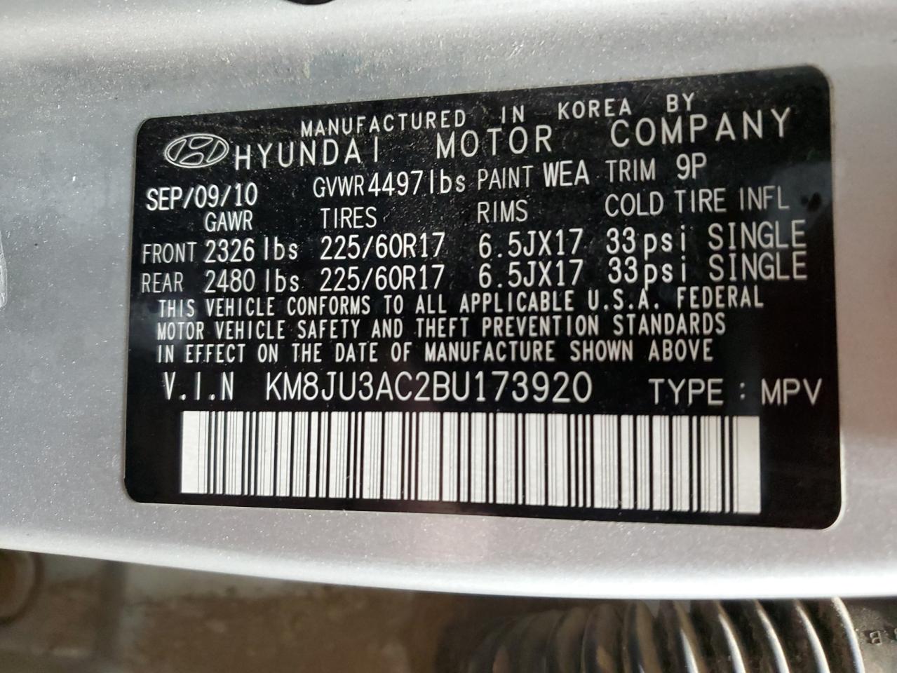 2011 Hyundai Tucson - Image 14