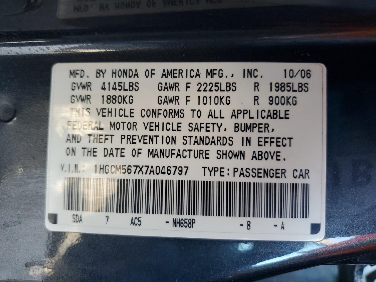 2007 Honda Accord - Image 14