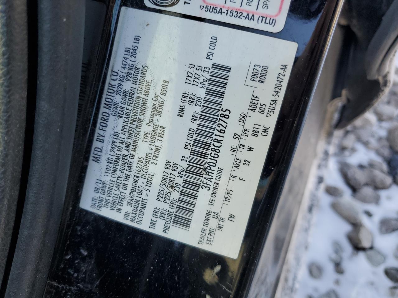 2012 Ford Fusion - Image 12