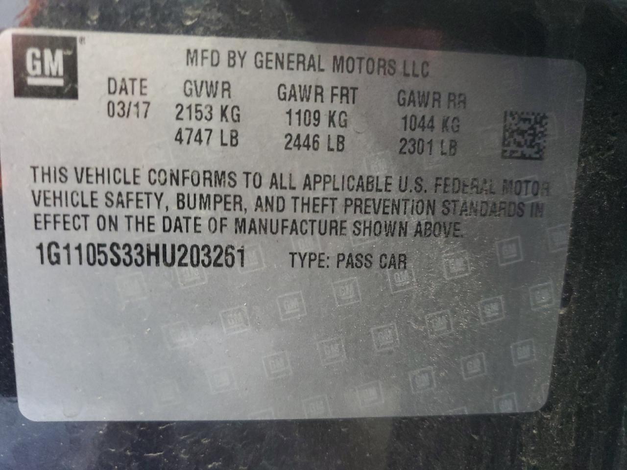 2017 Chevrolet Impala - Image 13
