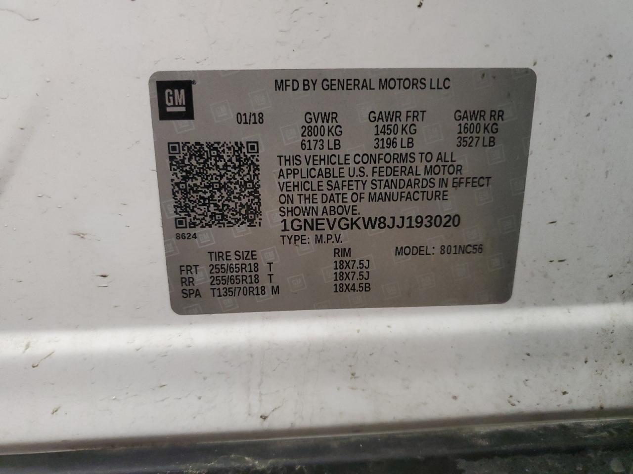 2018 Chevrolet Traverse - Image 14