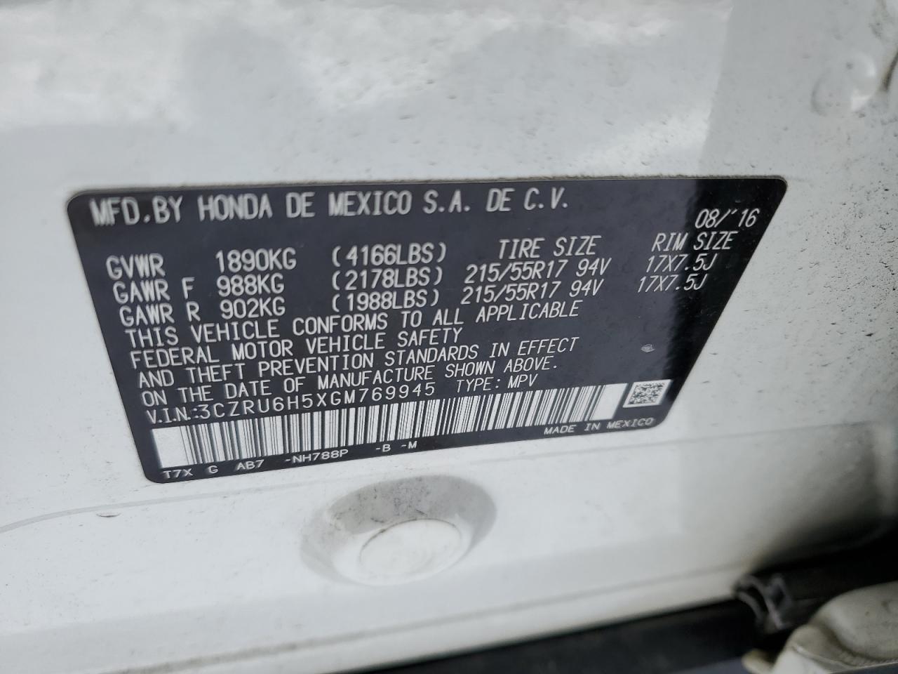 2016 Honda HR-V - Image 12
