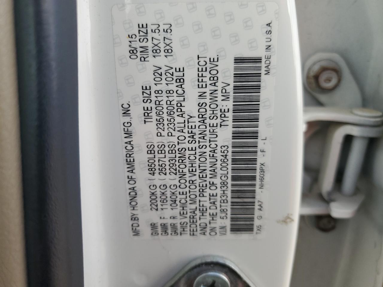 2016 Acura RDX - Image 12