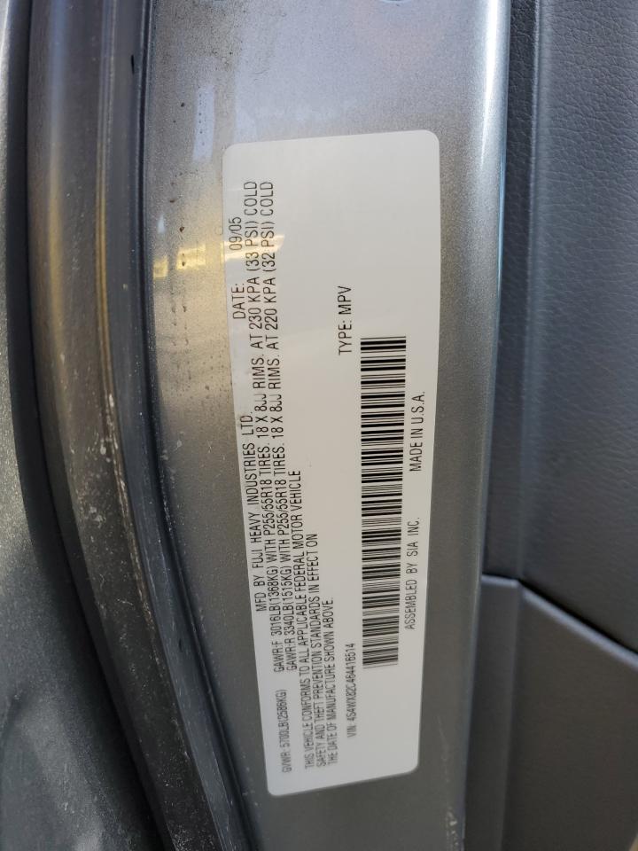 2006 Subaru B9 Tribeca 3.0 H6 VIN: 4S4WX82C464416514 Lot: 43814495