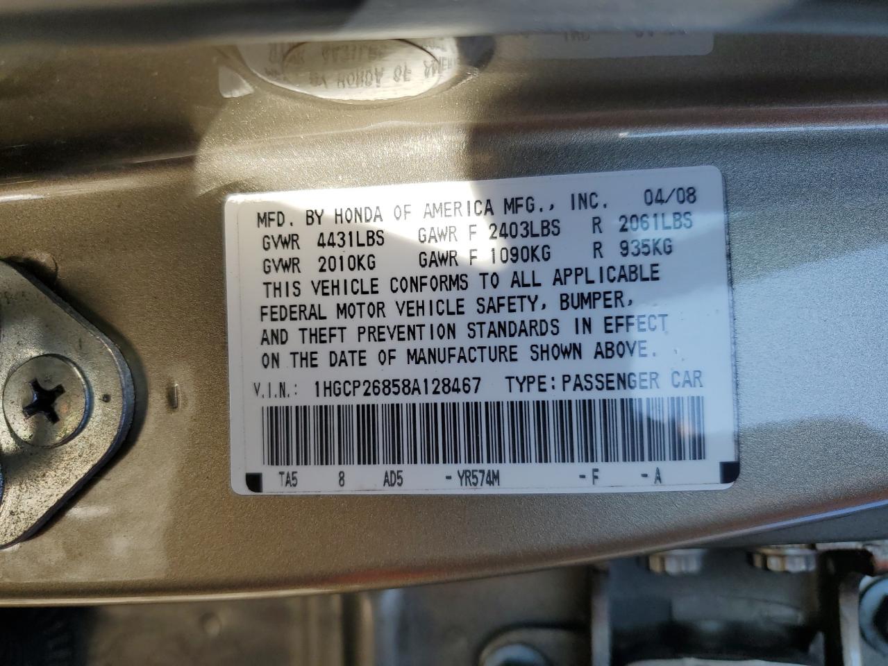 2008 Honda Accord - Image 12