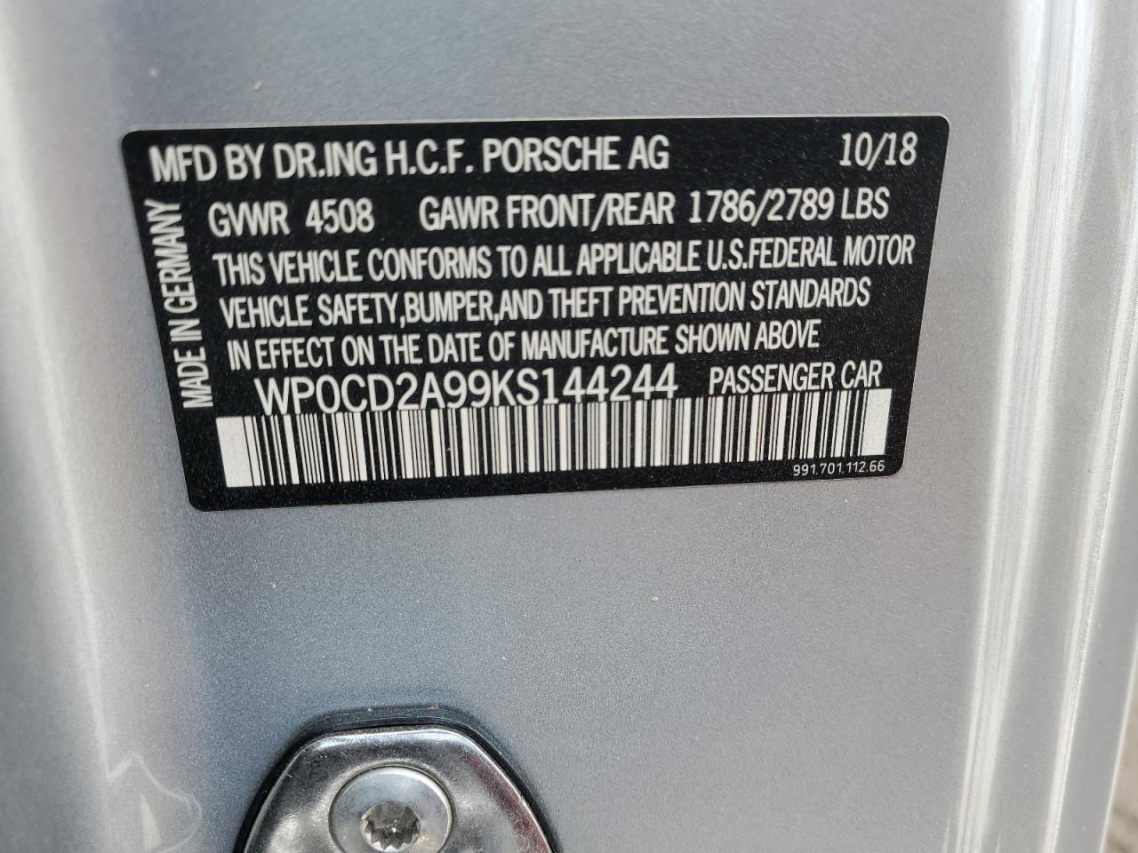2019 Porsche 911 - Image 13