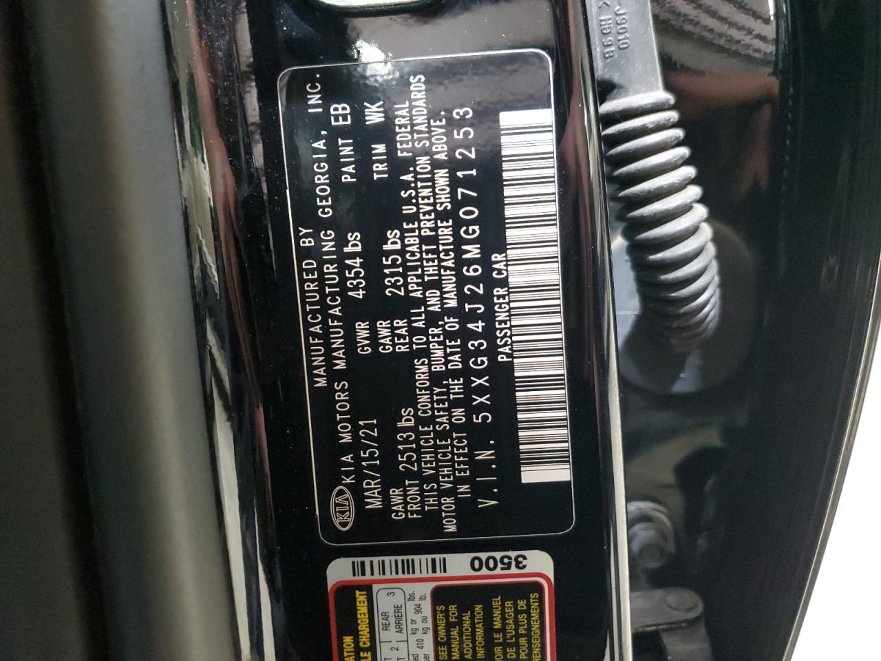 2021 Kia K5 - Image 12