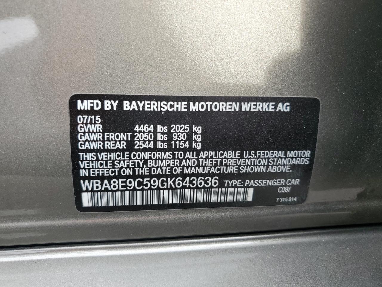 2016 BMW 3er - Image 12