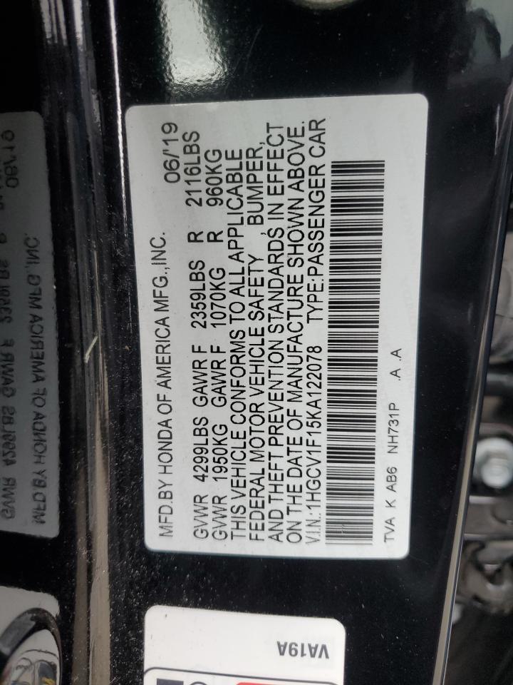 2019 Honda Accord - Image 12